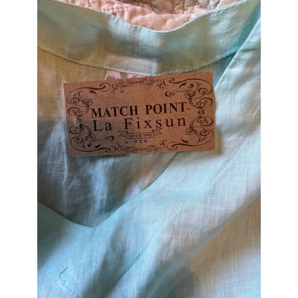 Match point tunic. 100% linen NWT - Picture 4 of 4